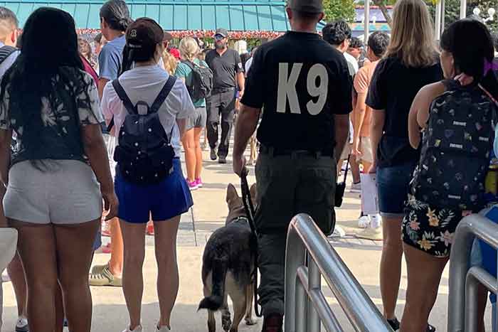 K9 unit at event